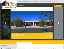 Tablet Screenshot of 3cs-imobiliaria.com